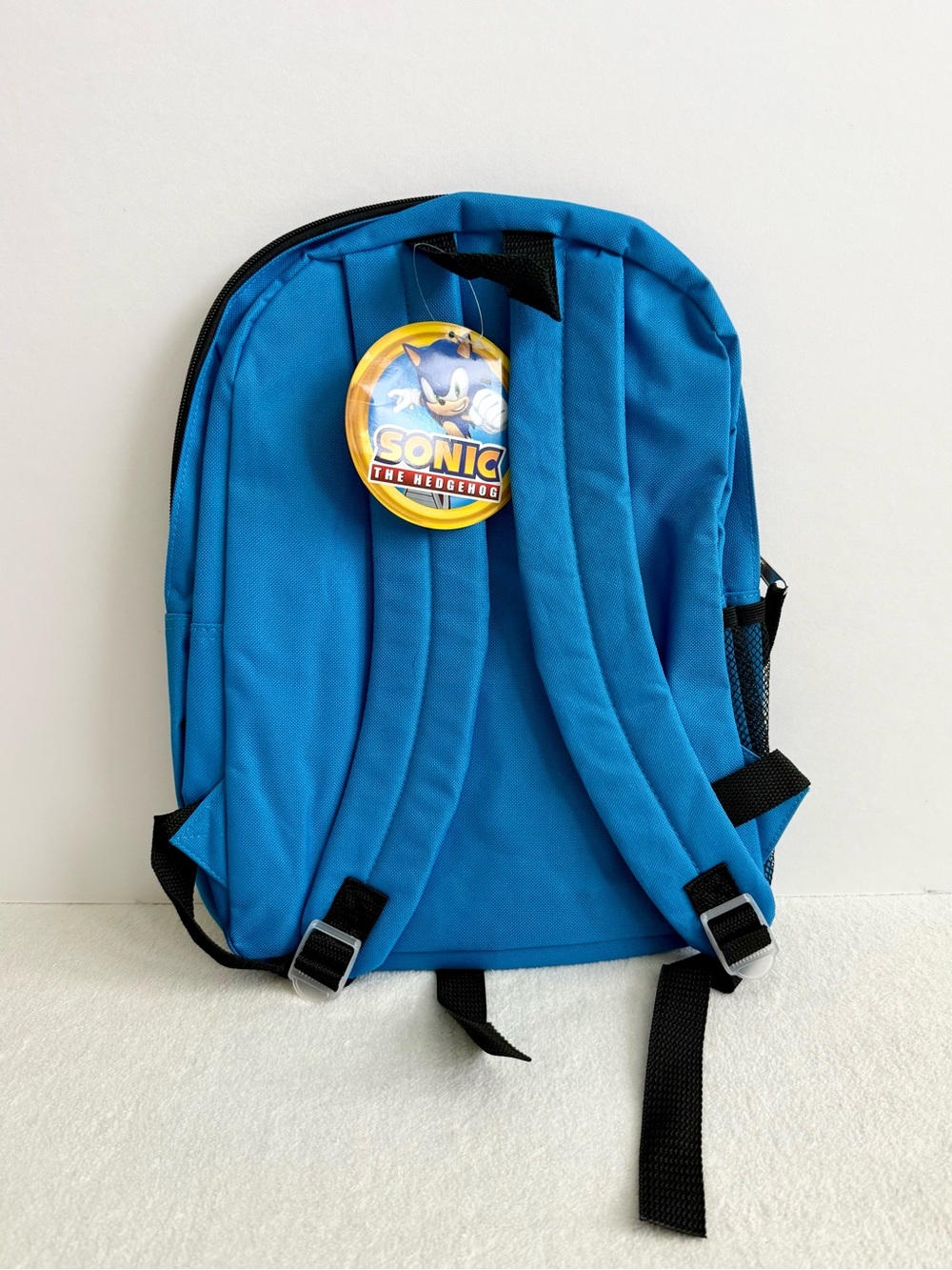 Sonic the Hedgehog Kids School Backpack Bookbag Blue NWT - Picture 2 of 9